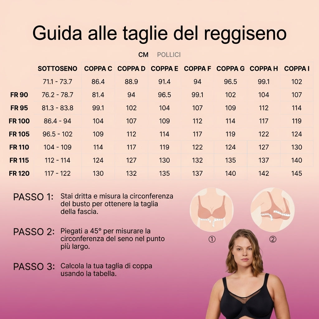 Reggiseno minimizzatore invisibile